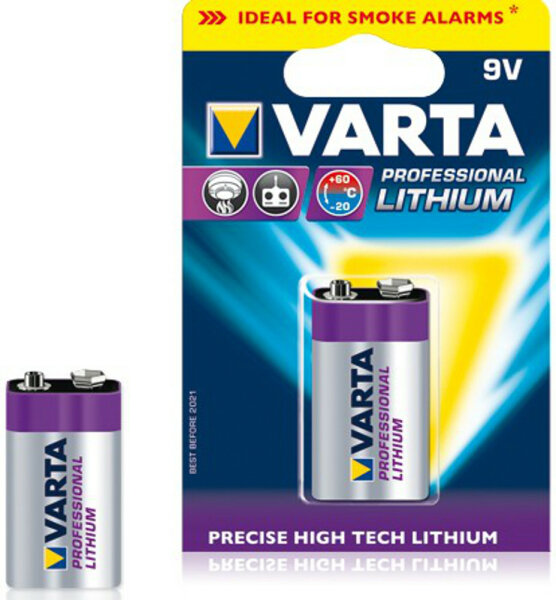 Varta Professional Lithium 9V Einwegbatterie
