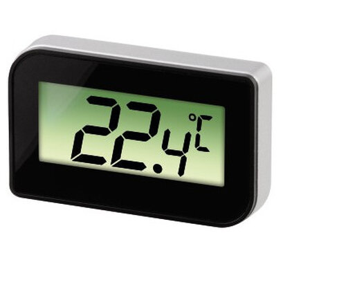 Hama Umgebungsthermometer Innenraum Elektronisches Umgebungsthermometer Wei&szlig;
