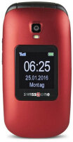 Swisstone BBM 625 6,1 cm (2.4 Zoll) Rot Einsteigertelefon