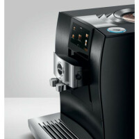 JURA Z10 Aluminium Black (EA) Kaffeevollautomat (One Touch, Milchaufschäumer, Vorbrühsystem, Wireless Connect, Product Recognising Grinder)
