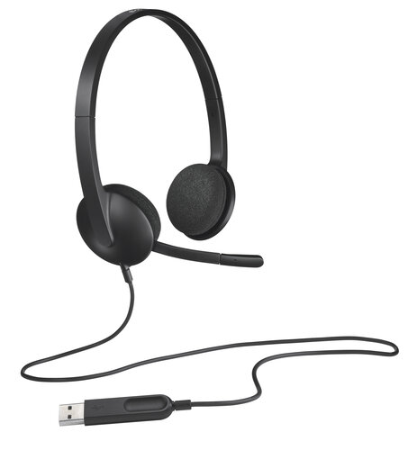 Logitech H340 Kopfhörer Kopfband USB Typ-A Schwarz
