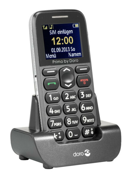 Doro Primo 215 4,32 cm (1.7 Zoll) 83 g Grau Einsteigertelefon