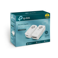 TP-LINK TL-WPA1300P KIT 1300 Mbit/s Eingebauter Ethernet-Anschluss WLAN Weiß 3 Stück(e)