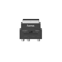 Hama Videokabel-Adapter S-VHS 3 x RCA + SCART (21-pin)...