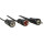 Hama 00205110 Audio-Kabel 1,5 m 3.5mm 2 x RCA Schwarz