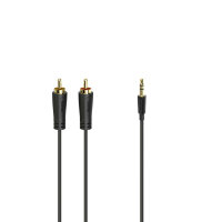 Hama 00205260 Audio-Kabel 1,5 m 3.5mm 2 x RCA Schwarz
