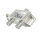 Hama 00205232 Kabelspalter oder -kombinator Kabelsplitter Silber