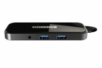 Sitecom CN-393 Schnittstellen-Hub USB 3.2 Gen 2 (3.1 Gen 2) Type-C 5000 Mbit/s Schwarz