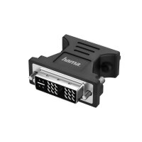 HAMA Video-Adapter, DVI-Stecker - VGA-Buchse, Full-HD 1080p