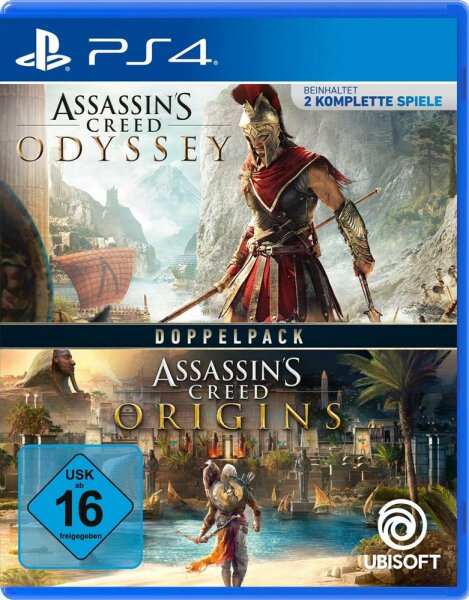 AC Odyssey + Origins PS4-Spiel