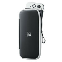 NINTENDO Nintendo Switch-Tasche & -Schutzfolie (schwarz/weiß)