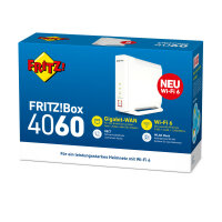 AVM FRITZ!Box 4060 WLAN-Router Gigabit Ethernet Tri-Band (2,4 GHz / 5 GHz / 5 GHz) Weiß