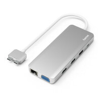 Hama 00200133 Schnittstellen-Hub USB 3.2 Gen 1 (3.1 Gen 1) Type-C 5000 Mbit/s Silber, Weiß