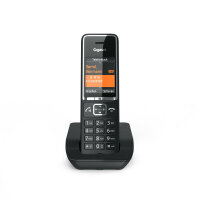 Gigaset COMFORT 550 Analoges Telefon Anrufer-Identifikation Schwarz