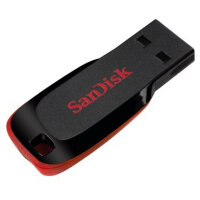 SanDisk Cruzer Blade USB-Stick 64 GB USB Typ-A 2.0 Schwarz, Rot
