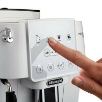 DDeLonghi ECAM220.21.WW Magnifica Start Kaffeevollautomat (Weiß, Touch-Bedienfeld, 250 g Bohnenbehälter, 1,8 l Wassertank, Milchdüse)