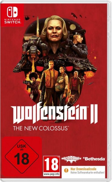 Wolfenstein 2 The New Colossus Nintendo Switch-Spiel (USK:18)