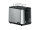 BRAUN HT1510WH PureShine schwarz Toaster (2 Scheiben, 900W, Edelstahl, schwarz, Brötchenaufsatz, Auftaufunktion, Aufwärmfunktion)