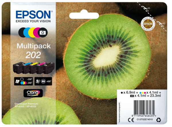 Epson Multipack 5-colours 202 Claria Premium Ink