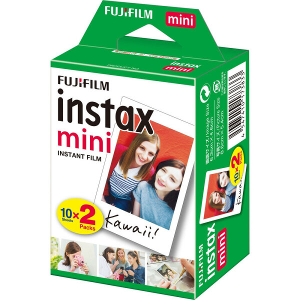 FUJIFILM Instax Mini Standard Twin Pack (10x2)