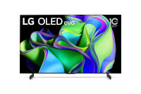 LG OLED42C38LA.AEU OLED TV (42 Zoll (106 cm), 4K UHD, HDR, Smart TV, Sprachsteuerung (Alexa, Google Assistant), Aufnahmefunktion, 120 Hz, WebOS 23)