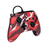 PowerA 1525942-01 Gaming-Controller Camouflage, Rot USB...