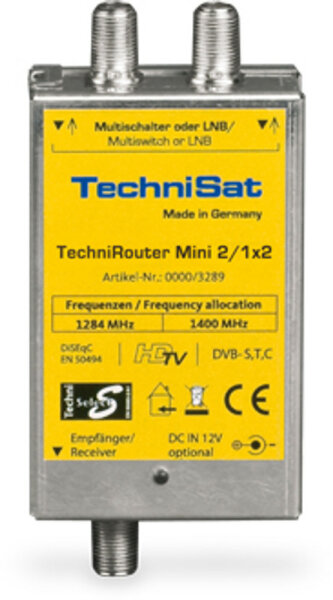 TechniSat TechniRouter Mini 2/1x2 Satblock-Verteilung
