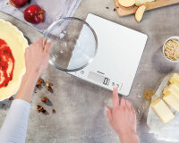 Soehnle Page Comfort 400 Elektronische Küchenwaage Weiß Tisch Quadratisch