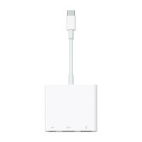 Apple MUF82ZM/A Kabelschnittstellen-/Gender-Adapter USB-C HDMI/USB Weiß